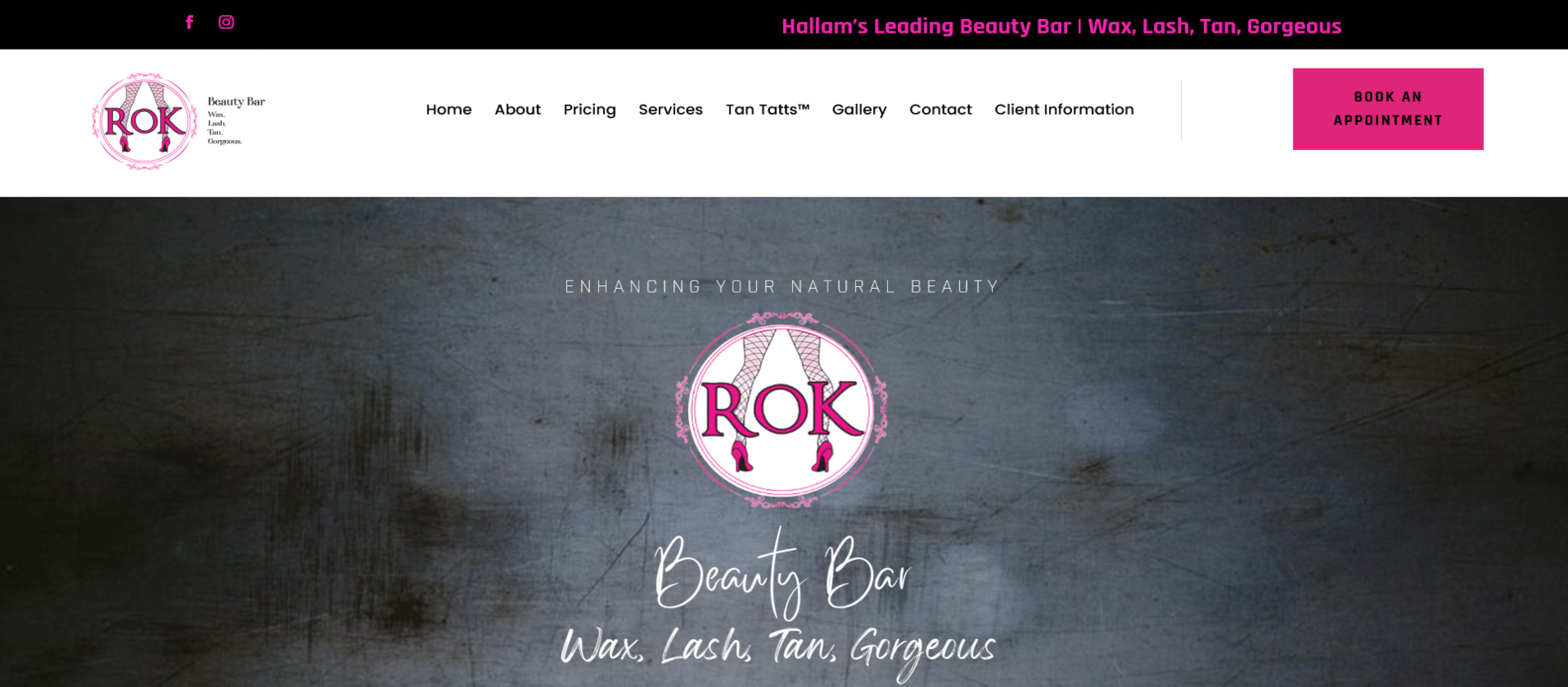 Jp Web Development Solutions - ROK Beauty Bar Hallam